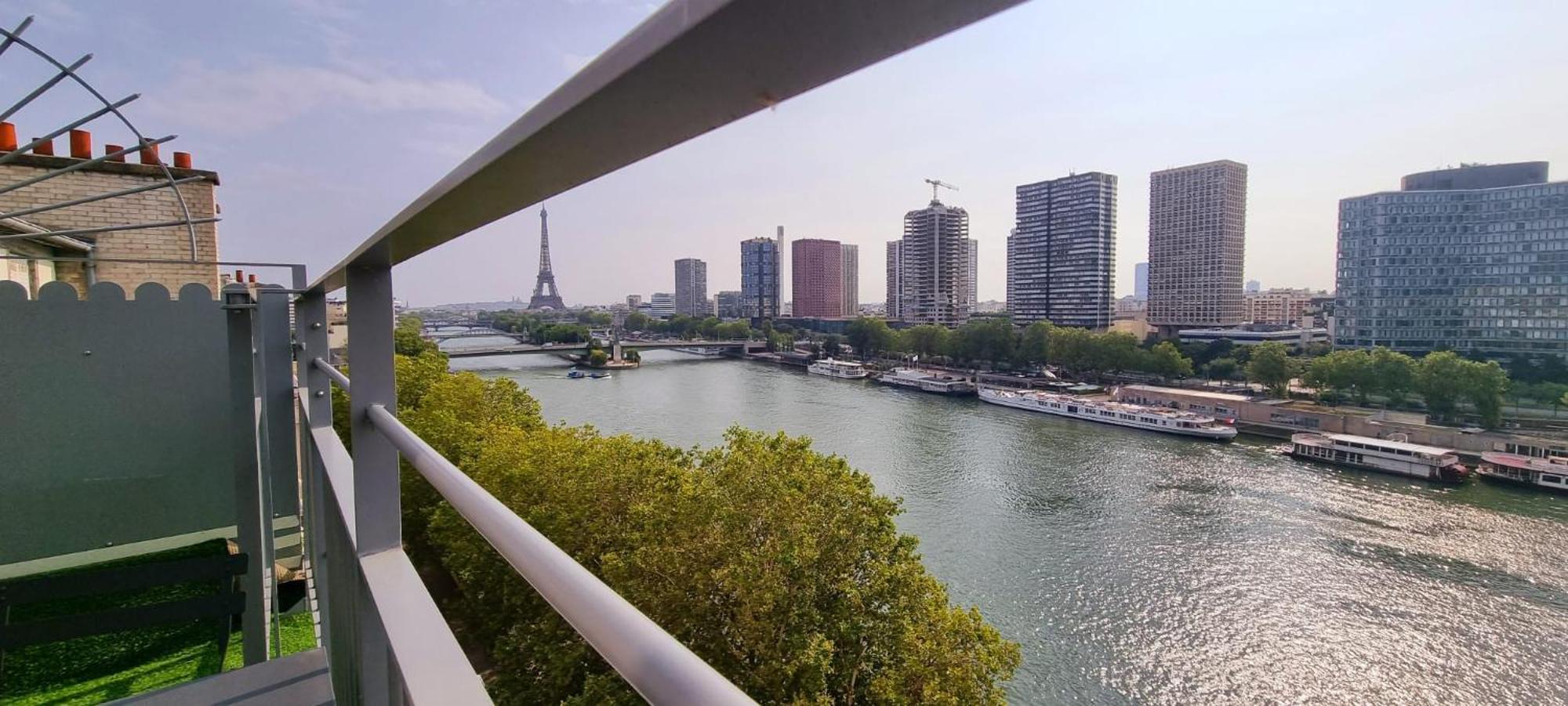 Appartement Vue Tour Eiffel Paris 16 Eme Экстерьер фото