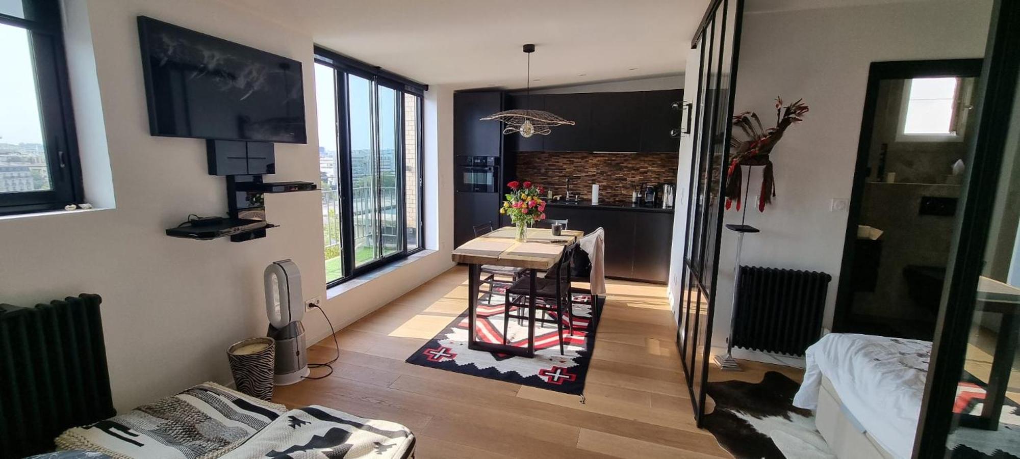 Appartement Vue Tour Eiffel Paris 16 Eme Экстерьер фото